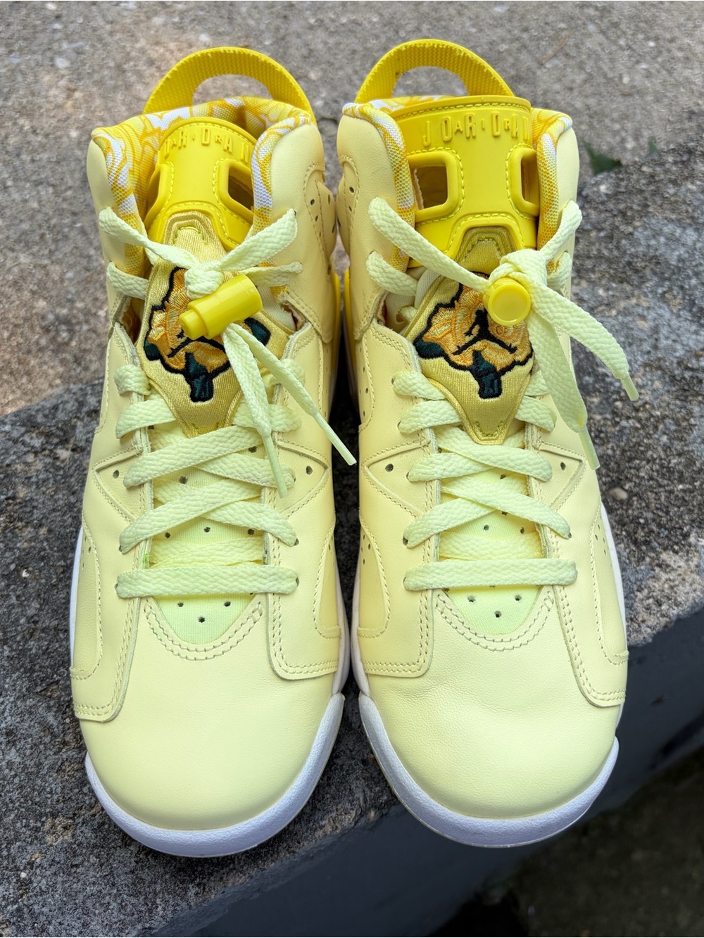 adidas Kids' Bright Yellow Lace-Up Sneakers